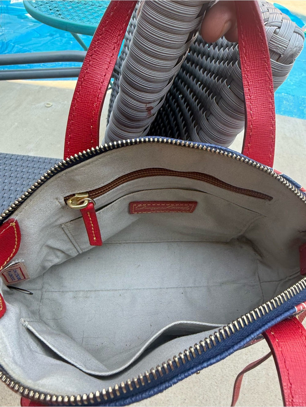 Dooney & Bourke Ole Miss Mini Satchel - Picture 5 of 7